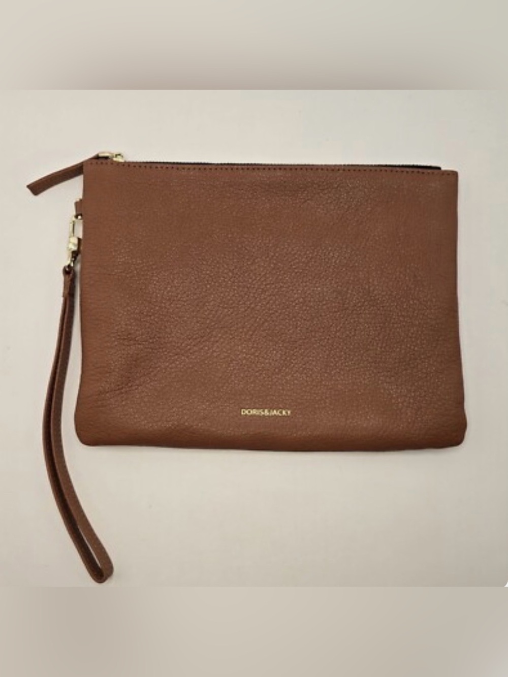 Doris & Jacky Leather Wristlet